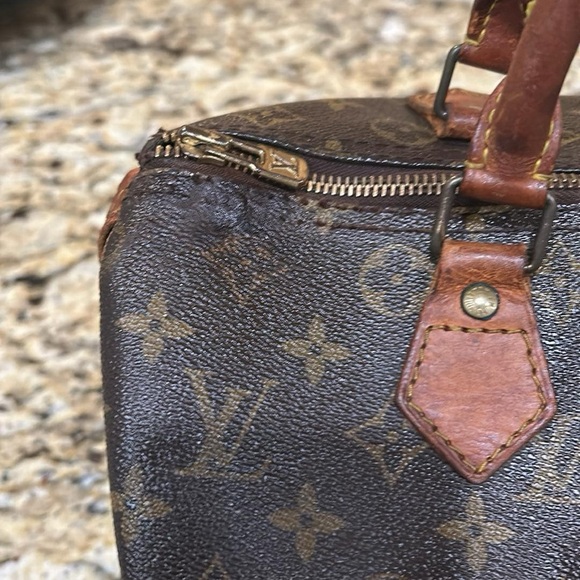 Louis Vuitton rehab Brown Monogram Bag Speedy 25 - Picture 6 of 10